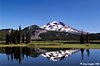 parks Lake and South Sister, Cascade Mountains